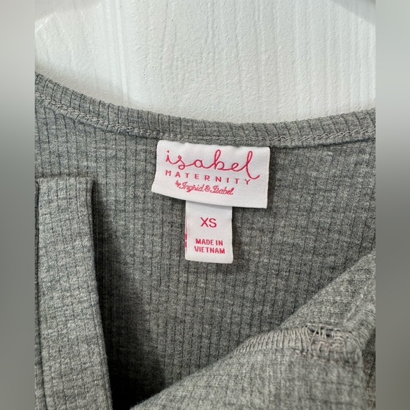 Ingrid and Isabel XS Ribbed Maternity Dress - Picture 3 of 3